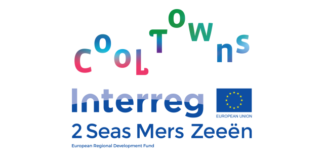 Logo Interreg 2 Zeeën project Cool Towns